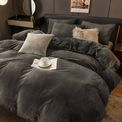Juego de Cama Matrimonial Premium Franela Gruesa con Volante - Image 19