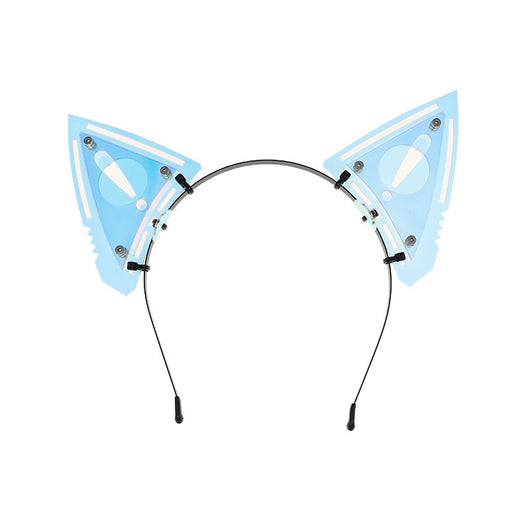 Conjunto de Armadura Mecánica Cyberpunk con Máscara, Protectores de Brazos y Diadema de Orejas de Gato - Image 5