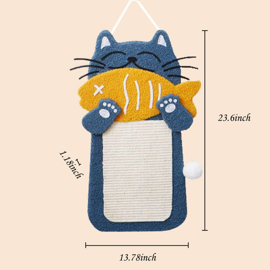 Rascador de Sisal para Gatos con Pelota Colgante y Cama Integrada - Image 4