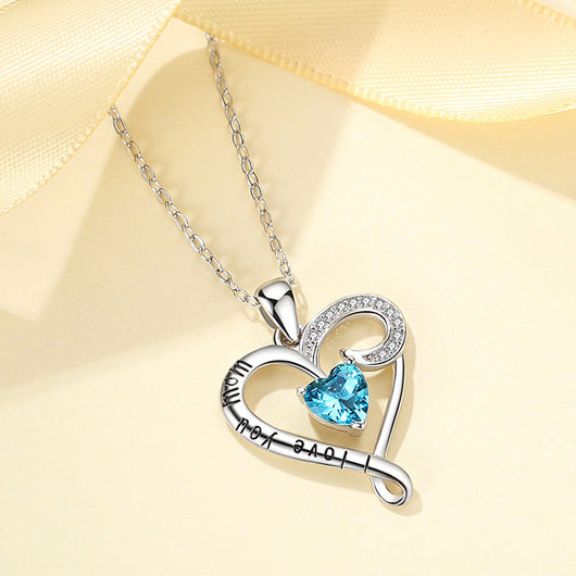 Elegante Colgante de Diamante Azul para Mujeres - Image 10
