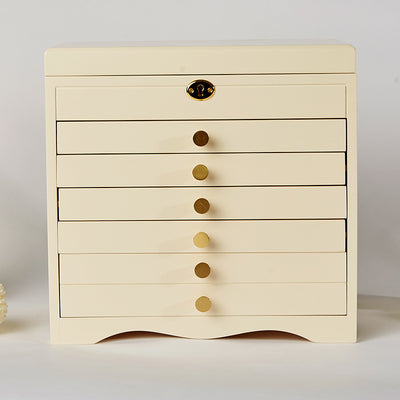 Organizador de Joyas Multicapa en Madera para Escritorio - Image 3