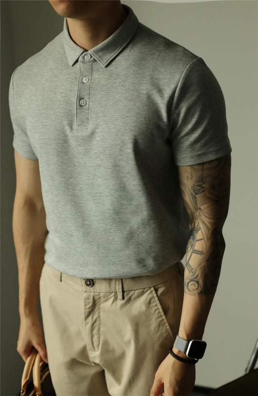 Polo Ejecutivo Primavera Verano Hombre Manga Corta - Image 9