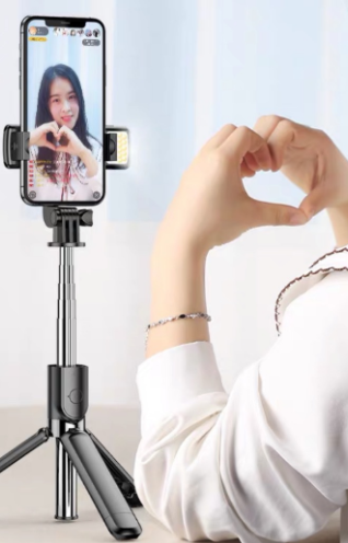 Palo Selfie Bluetooth con Trípode y Control Remoto Compatible con Apple - Image 14