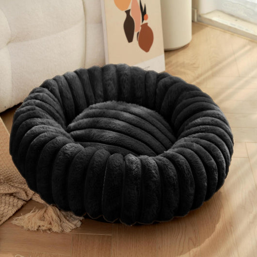 Cama Térmica Redonda de Felpa para Gatos y Perros - Nido Acogedor Invierno - Image 13