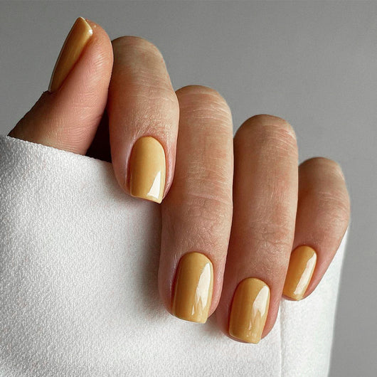 Uñas Postizas Cuadradas Cortas Color Sólido Clásico - Image 11