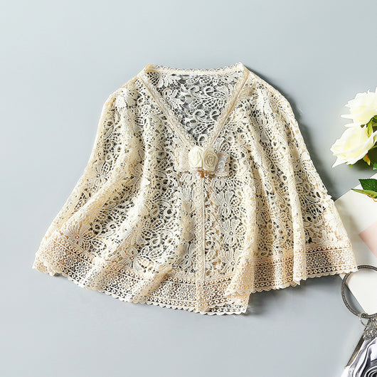 Cárdigan Vintage de Encaje Elegante para Bodas - Image 11