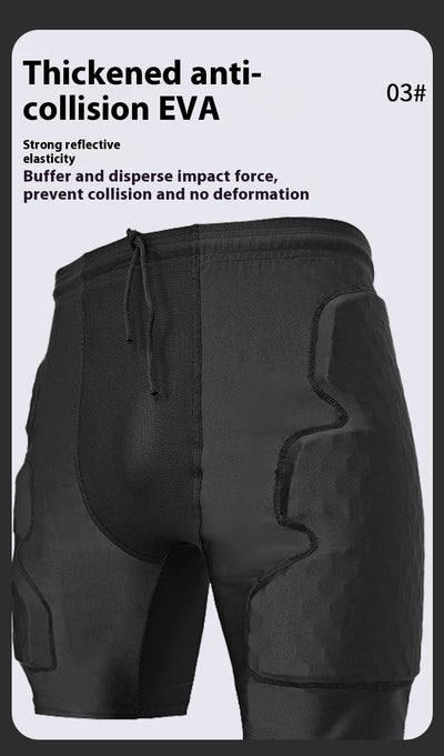 Pantalones Cortos Deportivos con Protección de Colisión para Hombre - Image 13