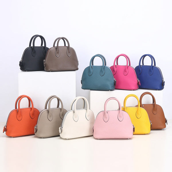 Bolso Bandolera de Cuero Genuino para Mujer - Diseño Minimalista