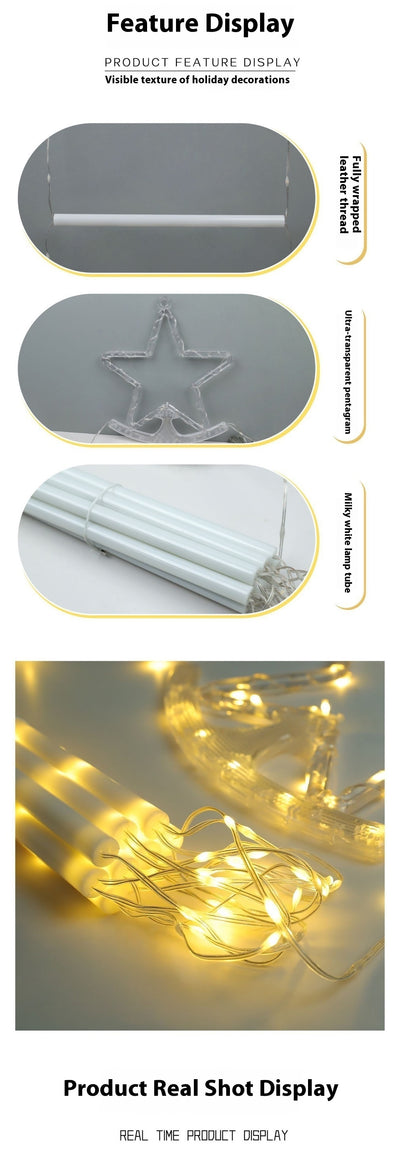 Decoración Navideña Papá Noel en Escaleras con Luces LED Multicolor Resistente al Agua - Image 11