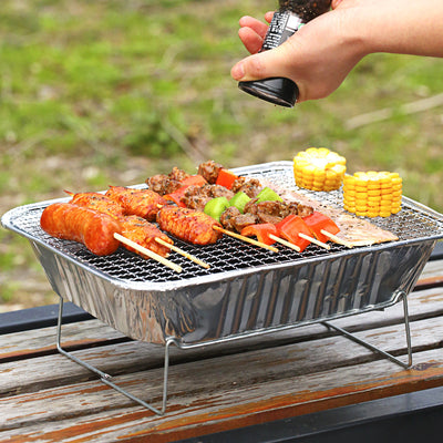 Parrilla Portátil de Carbón BBQ Compacta para Jardín y Camping - Image 8