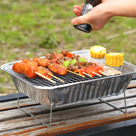 Parrilla Portátil de Carbón BBQ Compacta para Jardín y Camping - Image 8