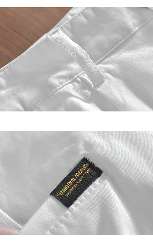 Pantalones Casuales de Algodón para Hombre - Corte 3/4 Clásico - Image 17