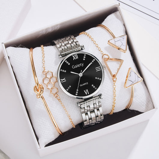 Reloj de Cuarzo Elegante para Mujer con Diamantes y Diseño de Moda - Image 11