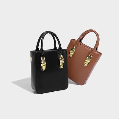Bolso Cuadrado Metálico Compacto - Bandolera para Estudiantes