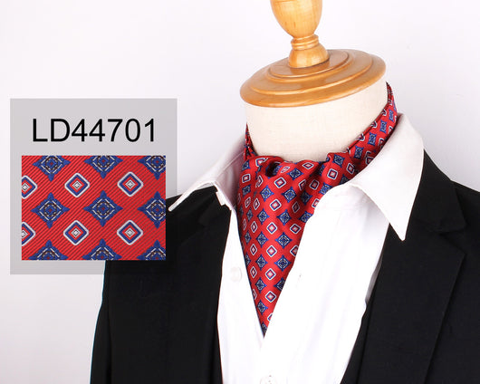 Pañuelo de Seda para Hombre con Estampado Floral - Image 3