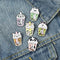 Broche Decorativo Osito Café con Leche - Diseño Adorable