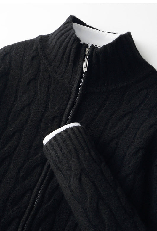 Abrigo de Punto con Cierre Innovador para Hombre - Image 19