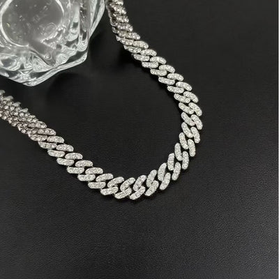 Cadena Cubana de Aleación con Strass Estilo Hip-hop para Hombre - Image 3