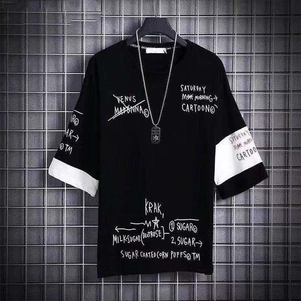 Camisa Holgada Estilo Japonés Manga 3/4 para Primavera y Verano