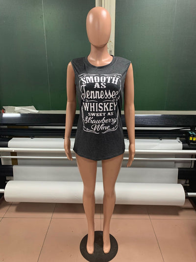 Playera sin Mangas con Estampado de Letras - Image 15