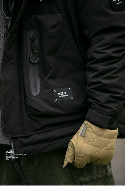 Chaqueta Acolchada de Trabajo Impermeable con Capucha y Múltiples Bolsillos - Image 18