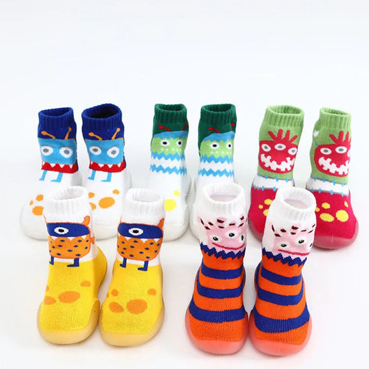 Zapatos-Calcetines Térmicos Antideslizantes para Niños Otoño-Invierno - Image 30