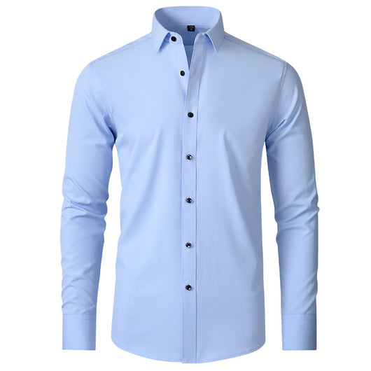 Camisa Ejecutiva Elástica Antirruga sin Planchado para Hombre - Image 8