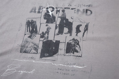 Camiseta de Algodón Puro con Diseño de Sombra Creativa para Hombre - Image 19