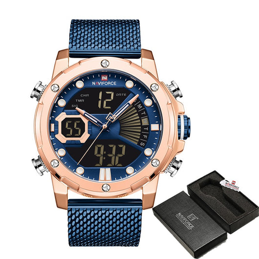 Reloj Deportivo Multifunción Dual Display Resistente al Agua para Hombre - Image 7
