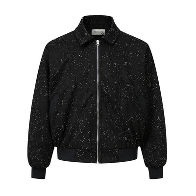 Chaqueta de Trabajo Estrellado con Costuras Reforzadas y Detalles Perforados - Image 10