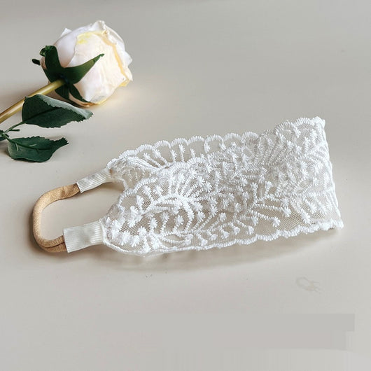 Diadema Elástica de Encaje para Niñas - Image 5
