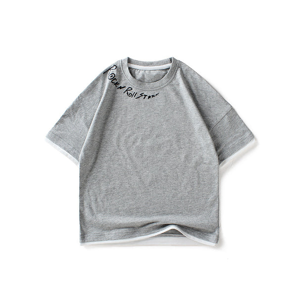 Playera de Manga Corta para Niños y Niñas Medianos y Grandes - Image 3