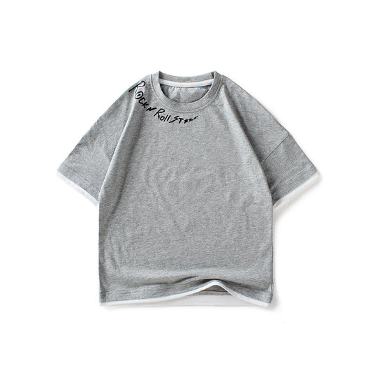 Playera de Manga Corta para Niños y Niñas Medianos y Grandes - Image 3