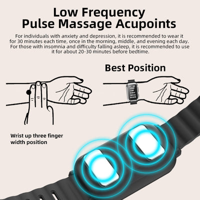 Pulsera Inteligente M16 con Microcorriente para Mejorar el Sueño - Image 14