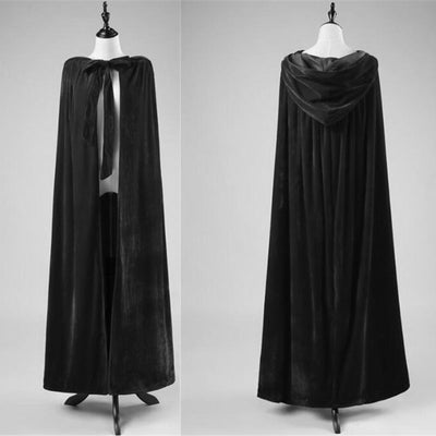 Capa Hanfu Unisex de Terciopelo Grueso con Capucha - Image 3