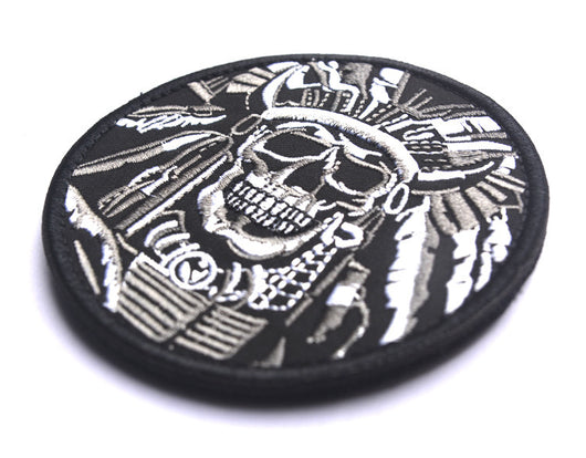 Parche Bordado Calavera Minimalista con Velcro - Image 15