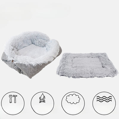 Cama Térmica Multifunción para Mascotas - Nido Autocalefactable Doble Capa Lavable - Image 22