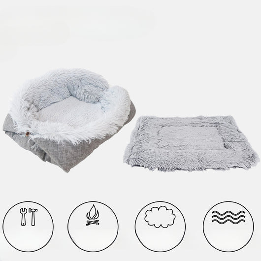 Cama Térmica Multifunción para Mascotas - Nido Autocalefactable Doble Capa Lavable - Image 22