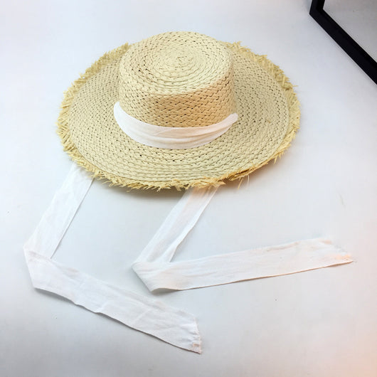 Sombrero de Paja para Mujer Protección Solar Playa - Image 11