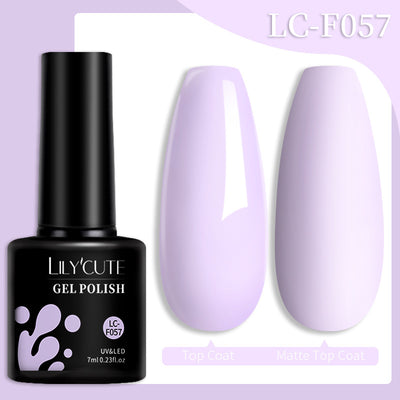 Set de Pegamento para Uñas con Brillo de Color Sólido - Image 92