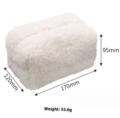 Bolsa de Cosméticos Teddy Peluche Estilo Japonés Lana de Cordero - Image 9