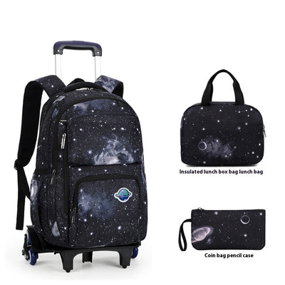 Mochila Escolar de Gran Capacidad Respirable Multicompartimentos - Image 10