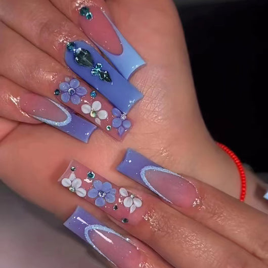 Calcomanías de Uñas Largas Europeas y Americanas