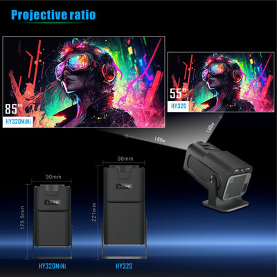 Mini Proyector HY320 720P con Sistema Android - Image 10
