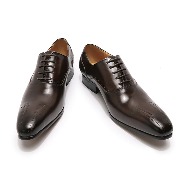 Zapatos de Cuero Ejecutivos con Cordones para Oficina y Eventos Formales