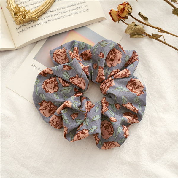 Anillo para Cabello Floral Rosa Japonés y Coreano