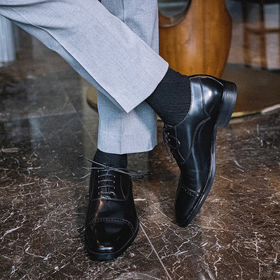 Zapatos Oxford de Cuero Genuino Transpirables para Hombre - Image 8