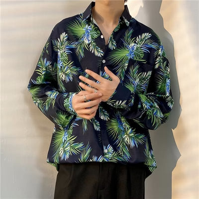 Camisa Casual de Manga Larga Estilo Retro para Niños
