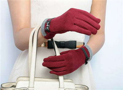 Guantes para Mujer con Lazo Táctiles y Cálidos - Image 4