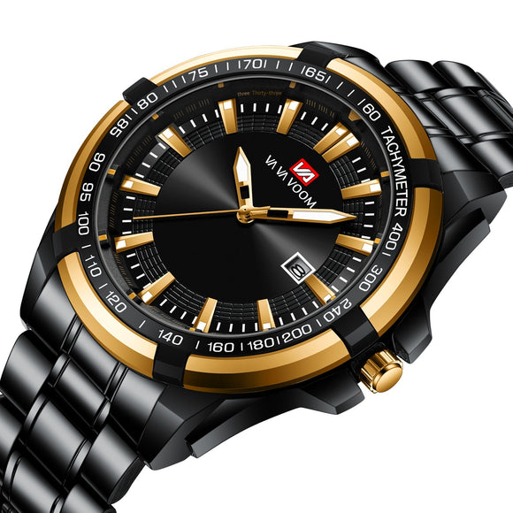 Reloj Deportivo de Acero Inoxidable con Esfera Luminosa